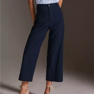 Maeve Colette cropped wide leg pants